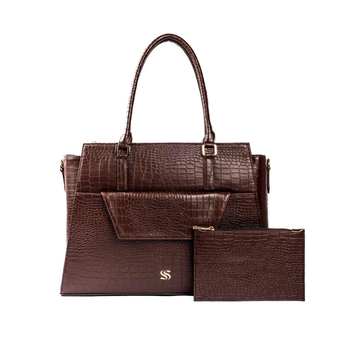 Strokes by Namrata Mehta Mahogany Mystique Grande Tote bag for 17 laptop