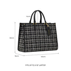 Miraggio Denice Solid Structured Tote Bag For Women With Adjustable & Detachable Sling | Tote Bag For Women Stylish