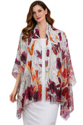 VIC Cotton Modal Digital Print Scarf for Women | Digital Print Designer Stole | Soft Lightweight Luxury Wrap | Premium Silk Modal Blend | 55 x 170 cm | VIC-SM-DP5517 (Floral Soft Drape)