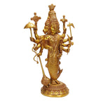ARTVARKO Brass Vishnu Dashavatar Dasavatharam Ten Incarnations Avatars in a Single Idol Murti 24 Inch