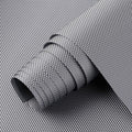 GripEasy Ethylene Vinyl Acetate 50cm x 3m Silver Food Grade Eva Multipurpose Shelf Liner Roll Solid - Drawer, Cupboard, Dining, Almirah Shelf Mat (Diamond Texture) Kafalo