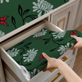 Vocal Store Anti-Slip Kitchen Cabinet Drawer Shelf Mat Liner Sheets Textured Multipurpose 5 Meter Roll, Green - CDOJ9-P37-5M Kafalo