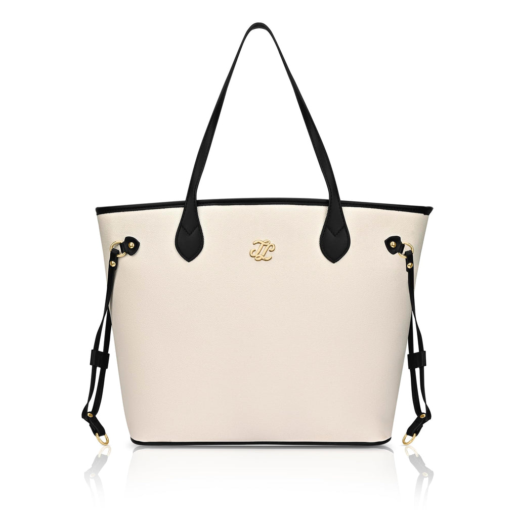 Lavie Signature Women's Canva 15 Inch Laptop Tote Handbag | Tote Bag for Work | Ladies purse | Stylish Shoulder Bag | Gift for Women