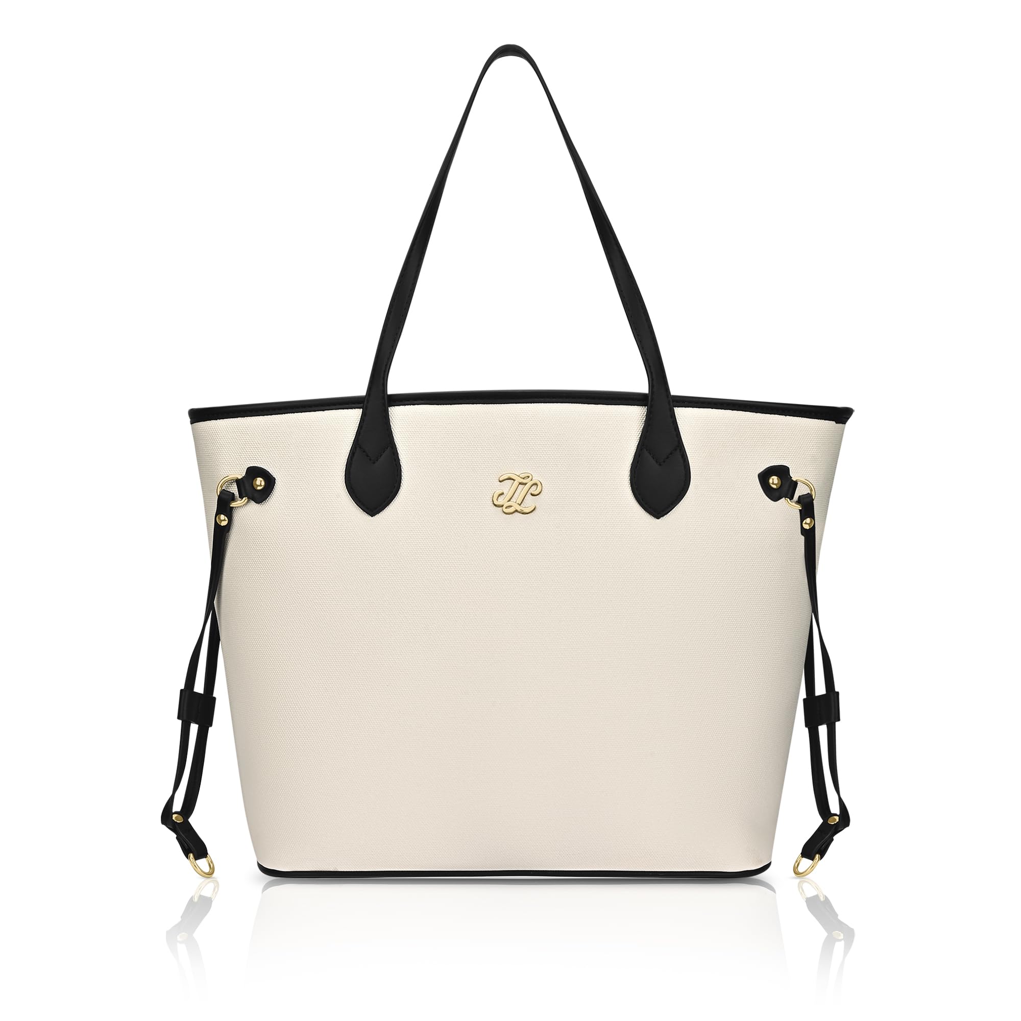 Lavie Signature Women's Canva 15 Inch Laptop Tote Handbag | Tote Bag for Work | Ladies purse | Stylish Shoulder Bag | Gift for Women