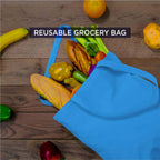 Lify Cotton Canvas Tote Unisex Shopping Bags Shopping Bag for Crafts, Heavy Duty, Washable, Eco-Friendly Canvas Multipurpose Grocery Bag Reusable Grocery Bag (Black 2) (Red 2) (Blue 2) - (Pack of 6)