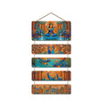 Artvibes Shri Lakshmiji & Divine Nature Wall Hanging Home Decorative Wall Art for Living room | Spiritual Decor Items | Wall Sculpture | Signs & Plaques| Stylish Modern Decor Item | Gift (WH_6730N)