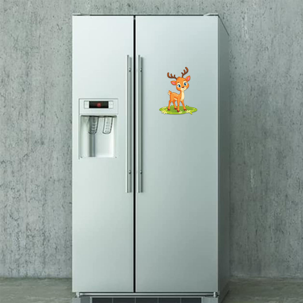 Artvibes Fridge Magnet Beautiful Deer Decorative Magnet for Refrigerator|Almirah|Washing Machine(RM_7017)