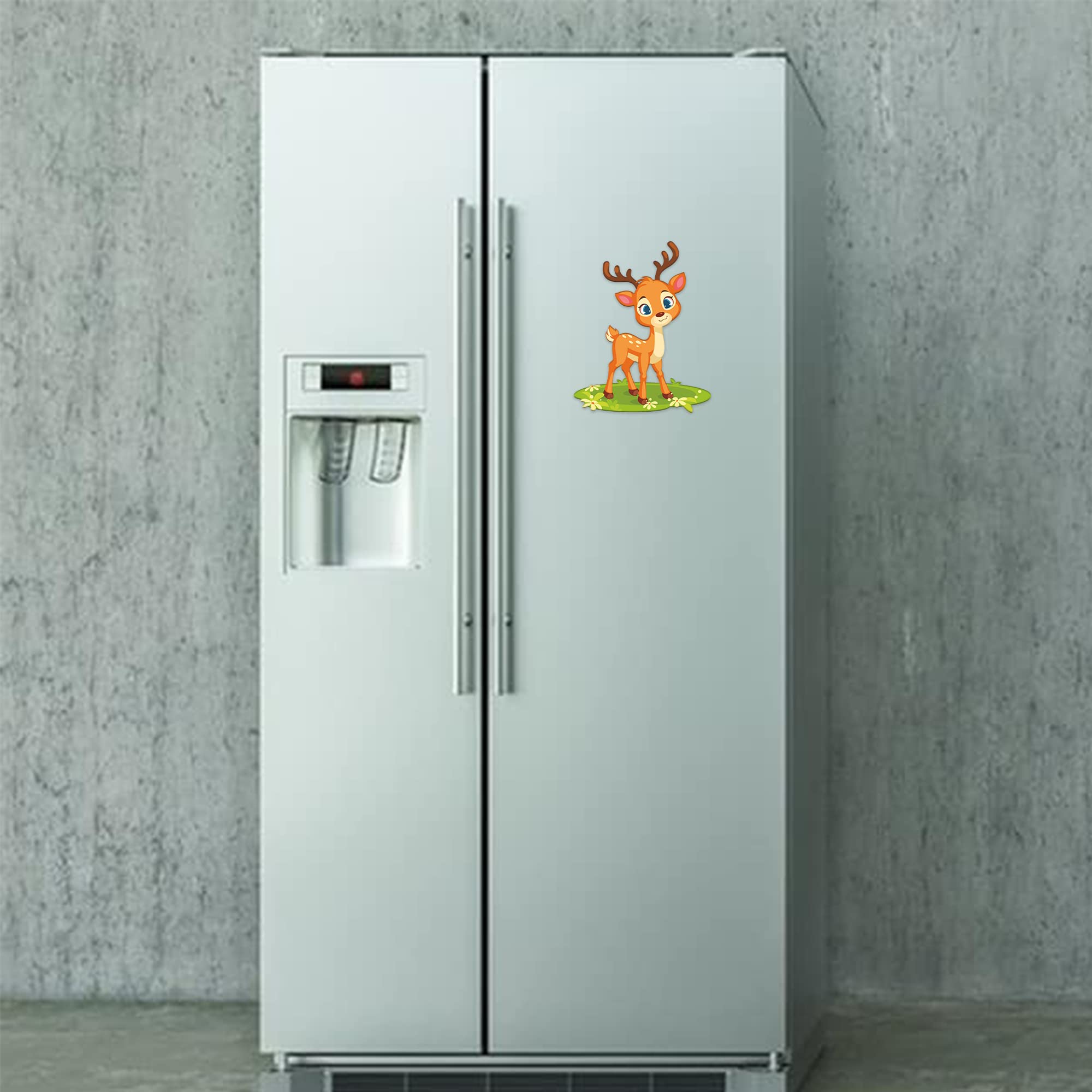 Artvibes Fridge Magnet Beautiful Deer Decorative Magnet for Refrigerator|Almirah|Washing Machine(RM_7017)