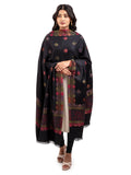 Naureen Women Premium Faux Pashmina Kani Zari Shawl, Warm and Soft, 40x80 inches