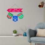 Artvibes Wall Hanging Home Decorative Wall Art for Living room | Bedroom | Gifts | Wall Hanger for Decoration | Modern Decor | Artwork | Wall Sculpture | Signs & PlaquesArt Print (WH_6406NR)