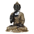 SVARUP Big Brass Buddha Statue Buddhist Figurine, Buddhism Decor, Feng Shui Home Décor Showpiece Height 12 Inch