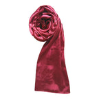 ABZURA Premium Muna Satin Scarf | Hijab | Soft, Shiny & Stylish | 200 cm x 70 cm | Elegant Choice for All Occasions – Parties, Weddings & Festivals (Cranberry)