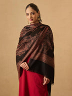 Pashmoda Women Kohsar Kashmiri Jamawar Woven Design Shawl (Size: 40x80in, 101x203cm) SECS53