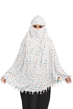 PRACHARAN Women Cotton Stylish Music Design Printed Female Scarf-Anti Pollution Full Face Cover With Uv Sun Rays Protection Scraf, White