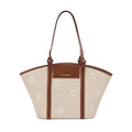 Lino Perros Monroe Daisy Bloom Off-White Tote Bag