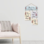 Artvibes This is us Printed Wooden Wall Hanging For Living Room | Office | Quotes Decor Item | Wall Accents | Gift Items | Wall Illustrations | Artworks Hangings | Mdf Wall Decoration (WH_6513N)