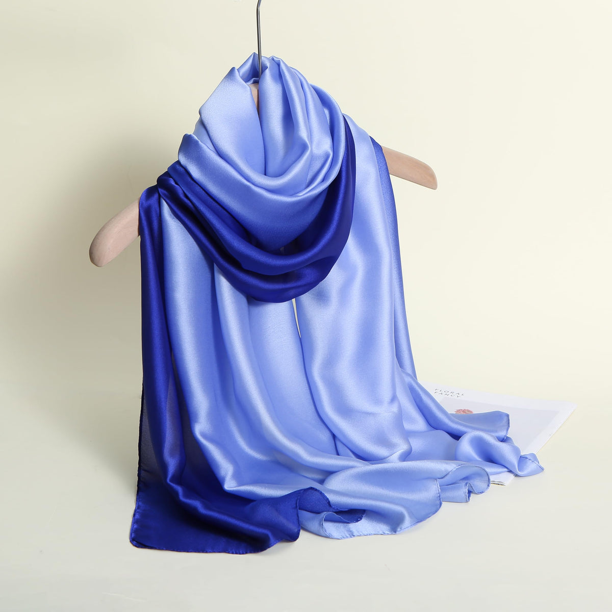 CrossKulture Printed Poly Silken feel Scarf Stole for Women | Stylish, Soft, & Lightweight | Satin Feel Neck, Hair, Head Scarf for Women (Colour_56)
