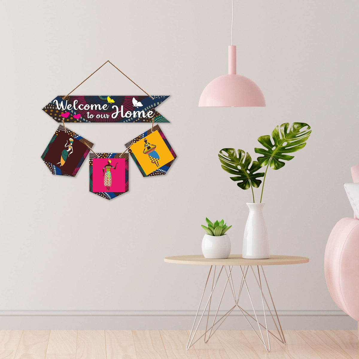 Artvibes Wall Hanging Home Decorative Wall Art for Living room | Bedroom | Gifts | Wall Hanger for Decoration | Modern Decor | Artwork | Wall Sculpture | Signs & PlaquesArt Print (WH_6410NR)