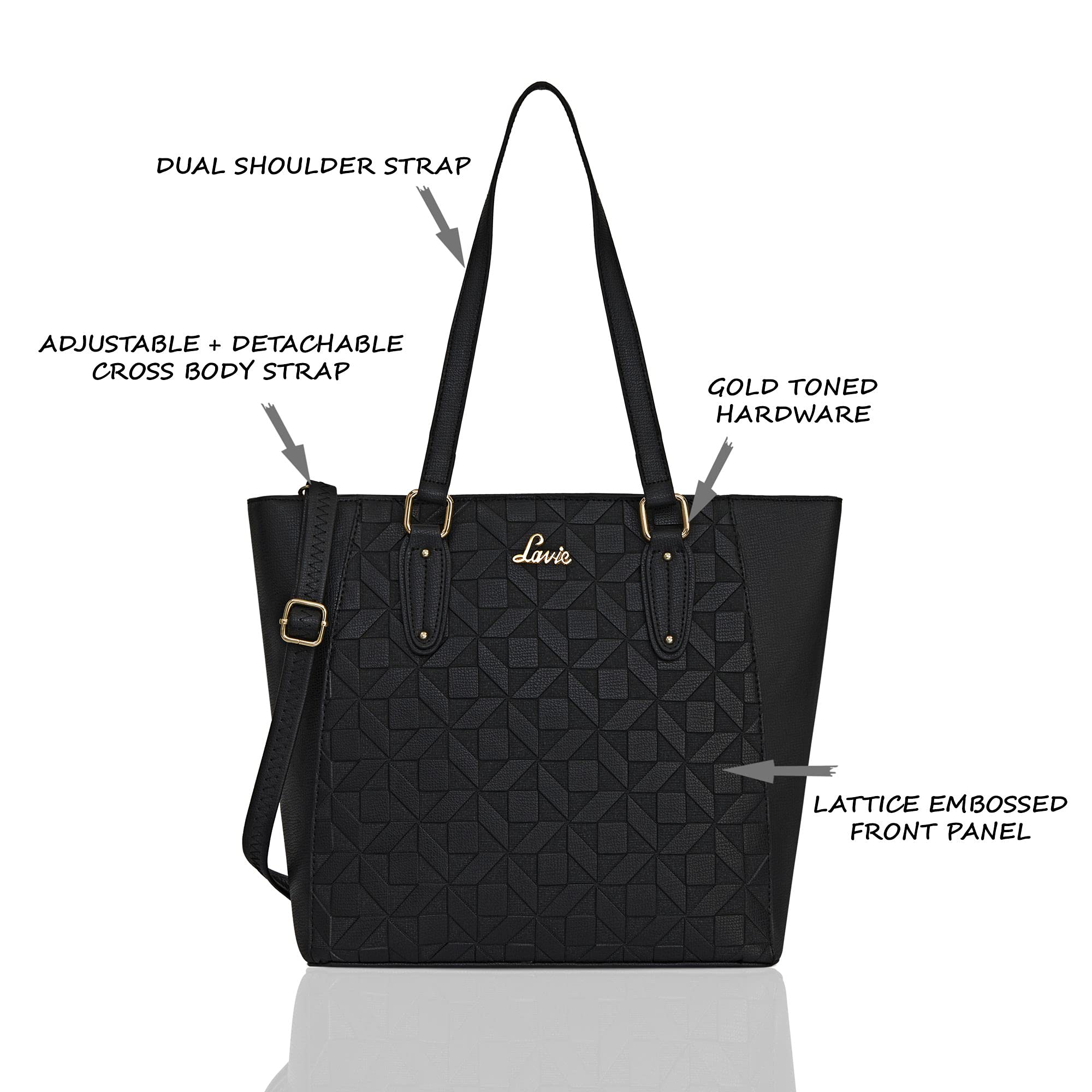 Lavie Women's Handbag (Black)