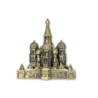 St. Basil’s Cathedral Kremlin Red Square Moscow Replica Showpiece | Antique Finish Russian Architecture Model | Collectible Souvenir & Home Decor Gift