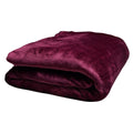 CHANDRAVATI Premium Plush Solid Summer Single Bed Dohar/Ac Blanket | 200 GSM Reversible Lightweight Cozy Soft for Single Bed, Sofa, Couch, Travel & Camping || (Magenta, Single) Kafalo