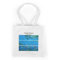 UpTown Folks Water Lilies Tote Bag, Claude Monet Canvas Tote Bag, zipper & a pocket, women & girls