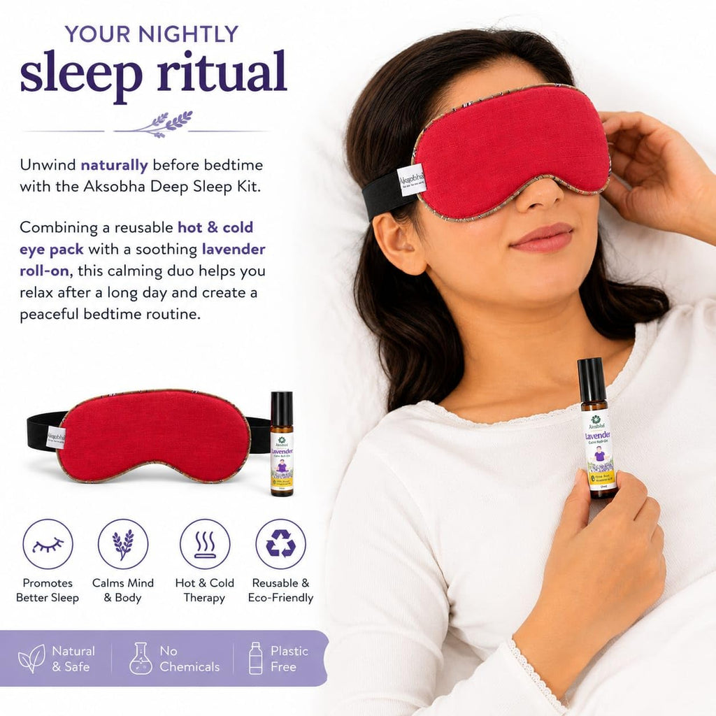 VEA Kids Pillow with Eye Mask – Brown Bear Design, Travel Pillow for Children, Soft Sleeping Pillow for Car, Flight & Nap Time