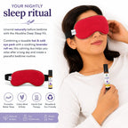 VEA Kids Pillow with Eye Mask – Brown Bear Design, Travel Pillow for Children, Soft Sleeping Pillow for Car, Flight & Nap Time
