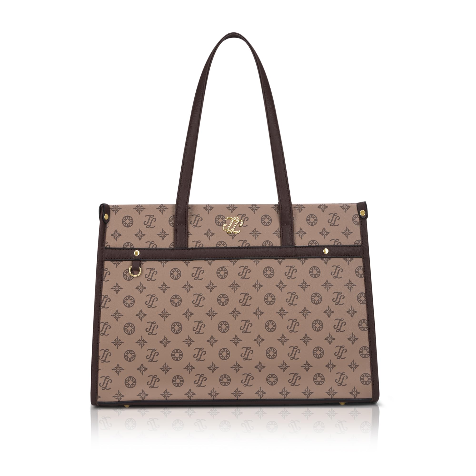 Lavie Signature Women's Kentucky Monogram Tote Laptop Bag | Tote Laptop Bag for Work | Ladies Purse | Stylish Shoulder Bag | Gift for Women