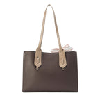 Lino Perros Womens Avril Daily Brown Tote Bag