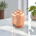 Copper-Master 5 Litre Hammered Copper Water Dispenser (Matka/Pot) Container Pot with Pure Copper and Ayurvedic Health Benefits (5000 ml)