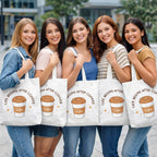 Bhoomi Impex Cotton Tote Bag - Reusable Eco-Friendly Shopping & Everyday Carry Bag, Lightweight & Durable_ Print - 14