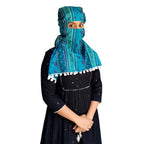 Switchon Export quality Cotton Multi color scarf hijabf for women for 12 yrs and above (Green_Multi)