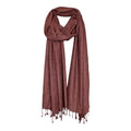 STOLE STUDIO Elegant Luxurious Sequence Viscose Stole Scarf (Brown)