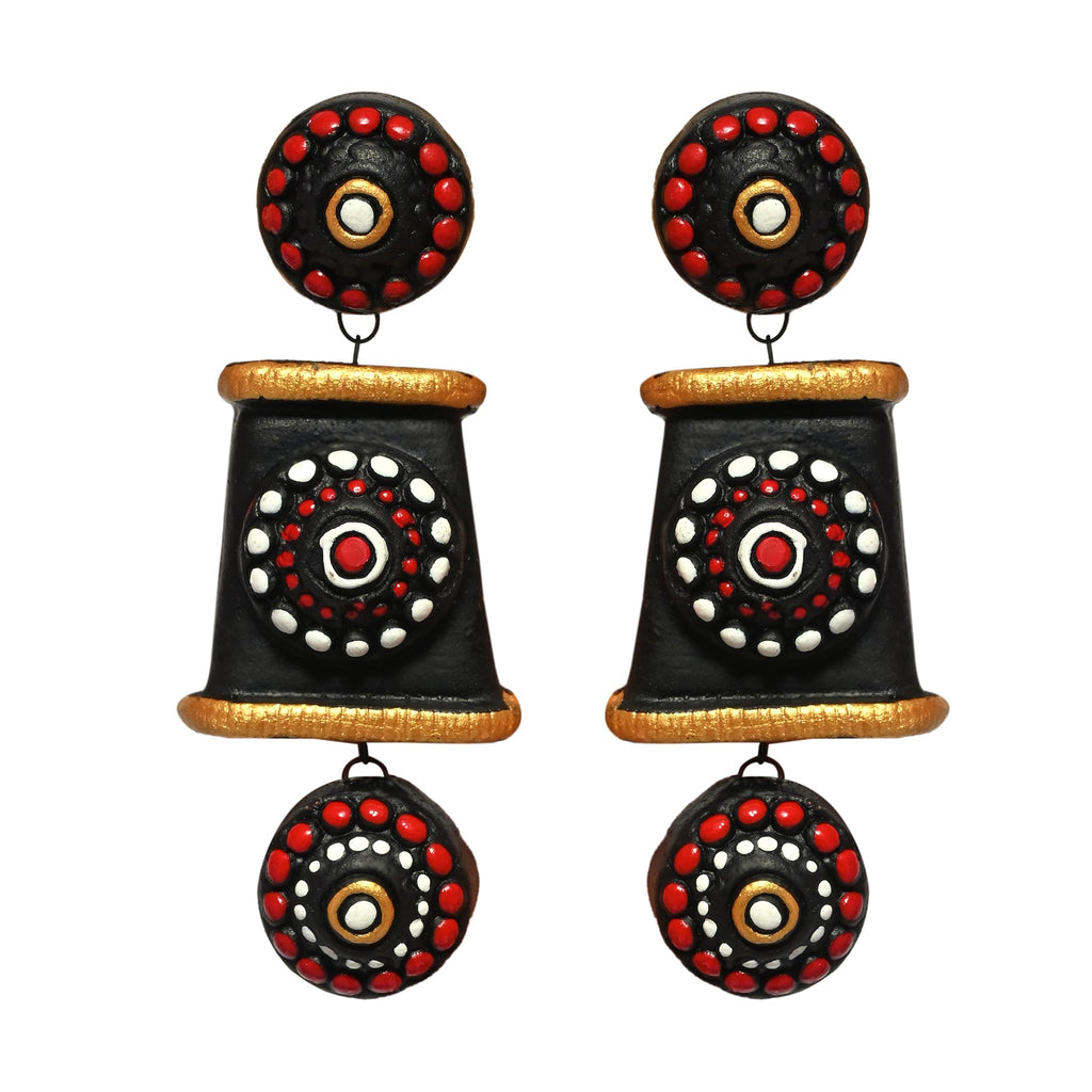 Le bijouxistic Necklace Set for Women and Girls, Terracotta Jewellery Set, Handmade jewelry Necklace earring Set for Daily Use, Occasion (Design 4)