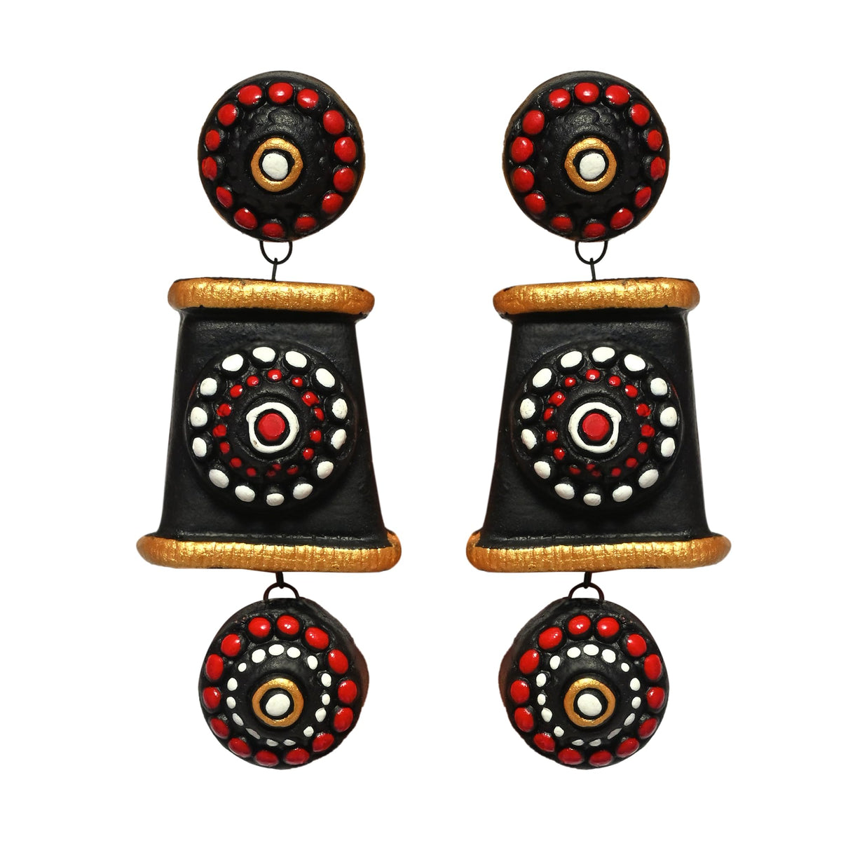 Le bijouxistic Necklace Set for Women and Girls, Terracotta Jewellery Set, Handmade jewelry Necklace earring Set for Daily Use, Occasion (Design 4)