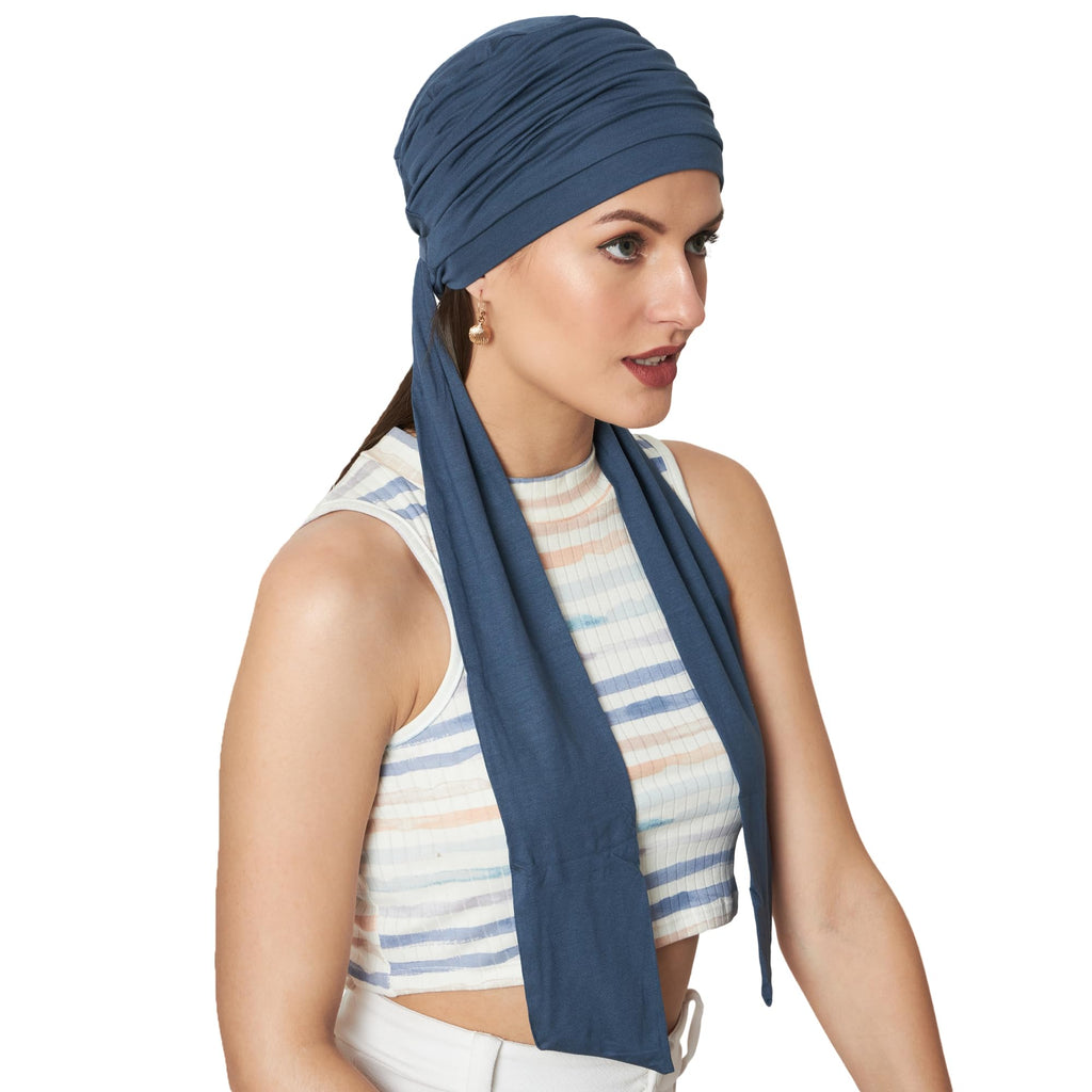The Headscarves Bamboo Viscose Prana Scarf Bandana Chemo Caps for Women Hair Loss Hijab Wear Head Cover