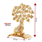 KridayKraft Sirdi Saibaba Metal Statue Under Tree for Pooja,Decorative for Home,OfficeTable,Sai Nath Murti Idol Showpiece Figurines Gift Article,Corporate Gift,Religious Decorative...