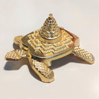 KridayKraft Meru Kachua (Turtle) for Vastu Feng Sui,Kachhua Yantra for Good Luck & Evil Eye Protection,Metal Tortoise Staute Animal Showpiece Figurine & Gifting Items...