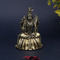 ARTVARKO Brass Goddess Rajarajeshvari MATA Lalitha Devi Tripura Sundari Statue for Home Decor Puja Mandir Temple 4 Inch