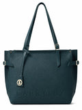 Carrylux Soft PU Textured Tote Bag for Women (Sacramento Green)