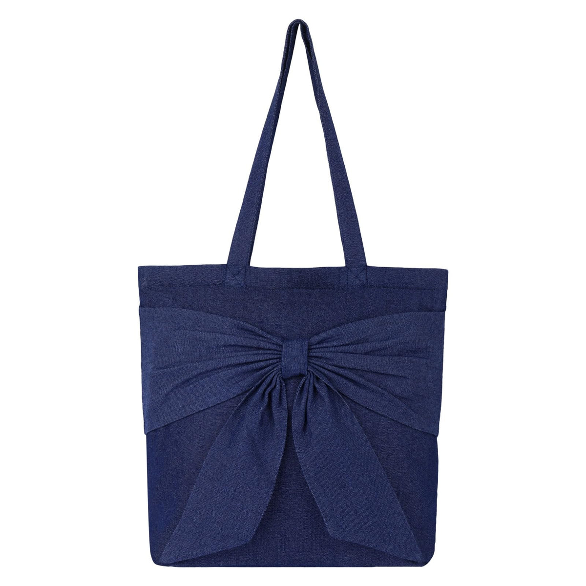 MASQ Cute Genes Foldable Reusable Tote Bag for Women with Zip & dual inner Pockets | College Bag for Girls | The Big Bow Design Tote for College, Shopping, Travel & Beach | Shoulder Bag | Eco-friendly