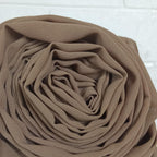 Trending Combo of 2 Muslim Women Malaysian Soft Plain Chiffon Georgette Fancy Hijab/Scarves/Shawl/Stoles/Duppatta/Solid head Wrap College Girls Abaya Scarf Collection (Maroon, Nude Brown)
