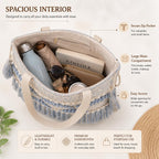 MAGIC TOUCH SHOP Handwoven Cotton Tote Bag for Women