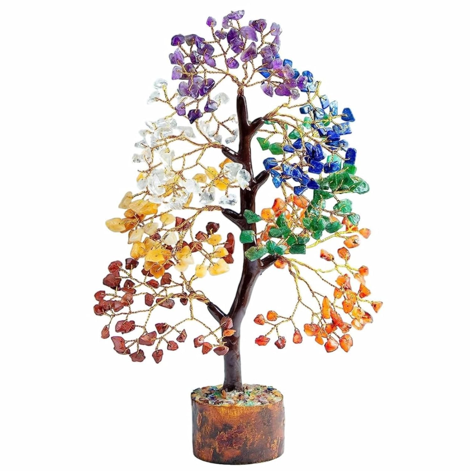 Chakra Tree of Life Birthday Gifts for Women, Sister, Friends, Handcrafted Healing Crystal Tree Bring Money, Luck to Home and Office Decor Spiritual Gifts for Mom, Unique Gifts for Anniversary