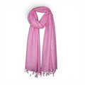 STOLE STUDIO Elegant Luxurious Sequence Viscose Stole Scarf (Baby Pink)