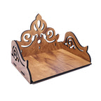 WOODEN VILLA Pooja Mandir for Home - Wooden Temple for Home Shop Office, Puja Mandir Pooja Stand for Home Wall Mounted