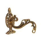 ARTVARKO Brass Designer Hook Holder Bracket for Wall Hanging Diya Bells Lantern Hanger Planter Lanterns Wind Chimes Baskets 6 Inch