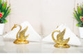 KridayKraft Metal Swan/Duck Shape Napkin Holder,Tissue Paper Holder for Dining Tableware 2 pcs Set,Animal Showpiece Saras Metal Statue for Table Decor & Gifts Article...
