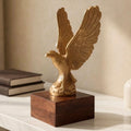 DSH Flying Eagle Statue Sculpture Decorative Handmade Garuda Statue for Home Decor Office Table Decoration Handcrafted Showpiece (Small)